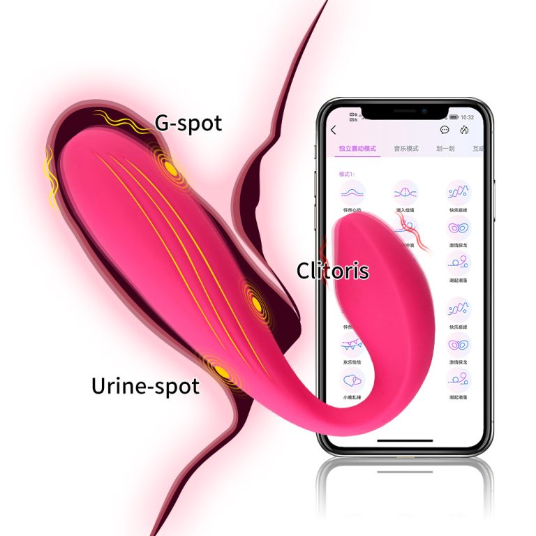 APP double vibration U-shaped wearable masturbator, female vibration vibrator