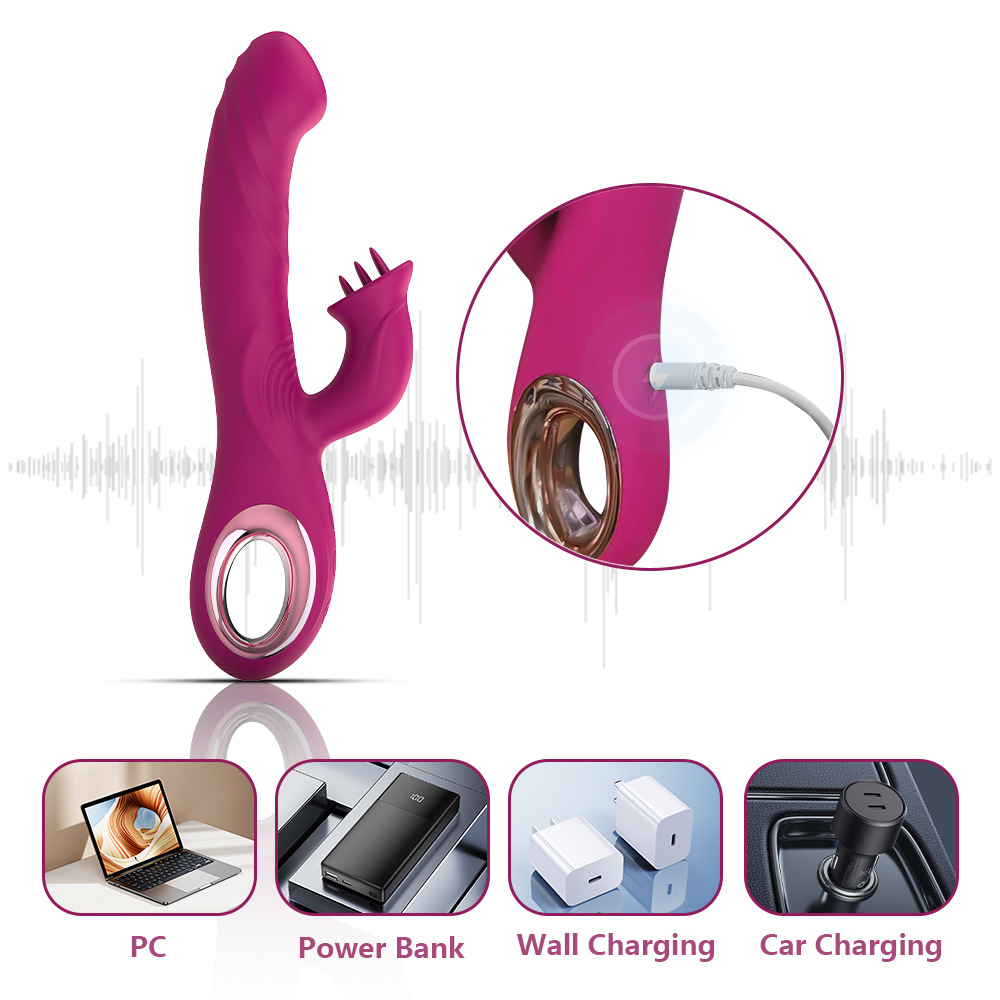 Yuedong tongue licking massage AV vibrator female masturbator vibrator - Image 5