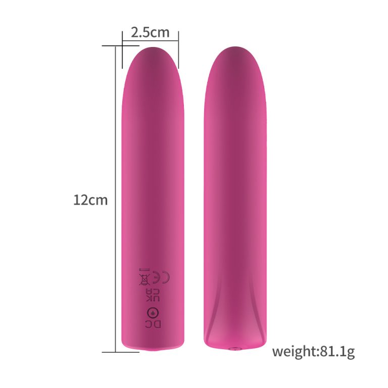 Rechargeable all-rubber-encapsulated large bullet AV vibration massage vibrator - Image 3