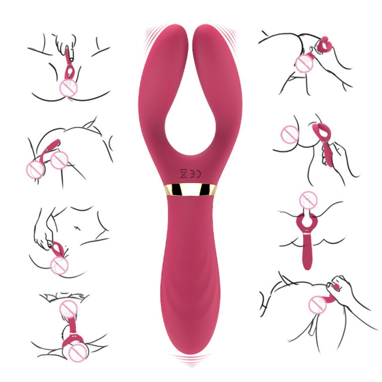 Electric Y-shaped vibrator female masturbation massager couples supplies - Image 3