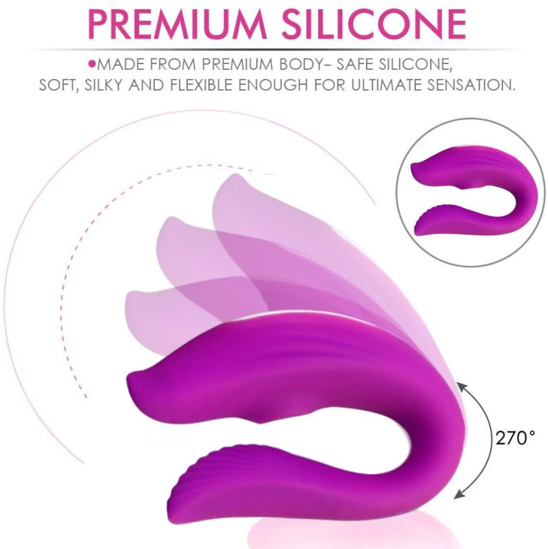 Swan wireless APP remote control sucking vibration U-shaped masturbator sex vibrating egg - Image 3