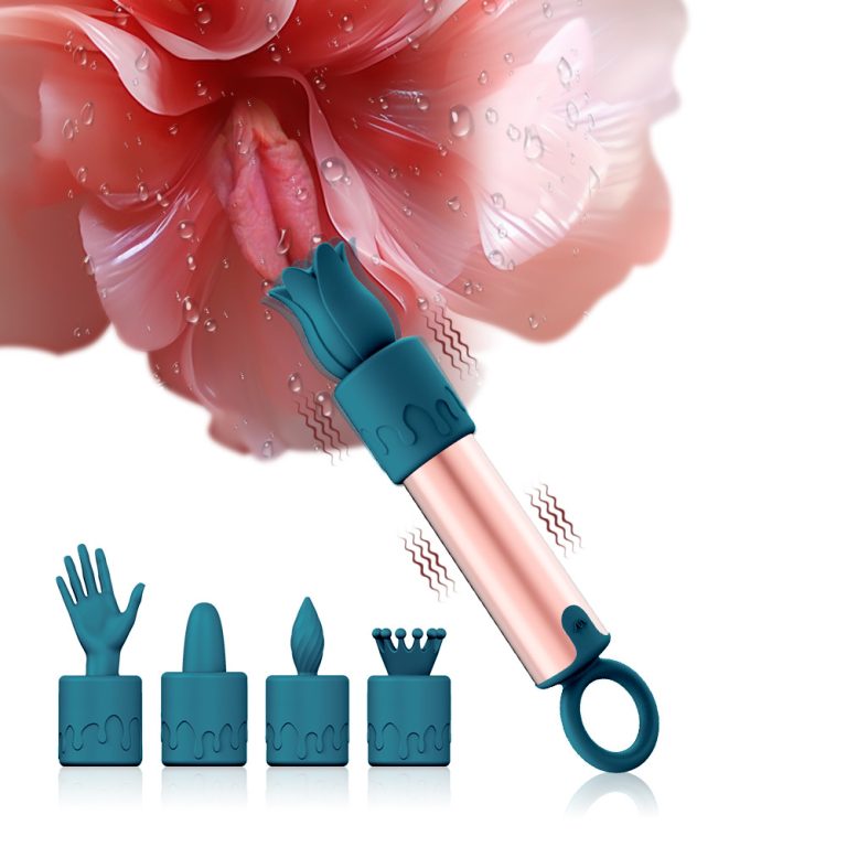 Five-in-one strong shock rechargeable bullet AV vibrator mini vibrator female massage - Image 4