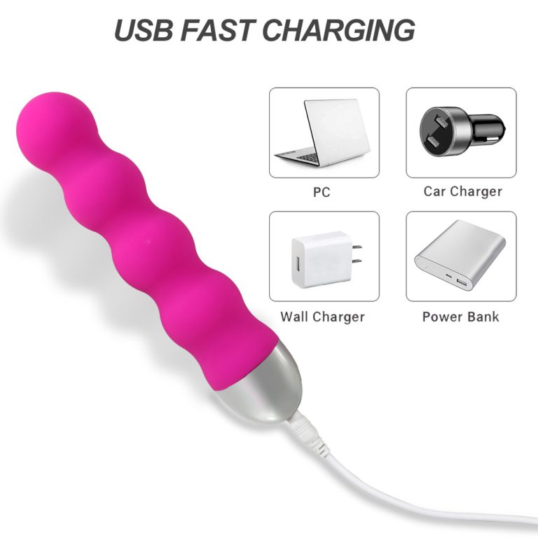 Rechargeable threaded King Kong vibrator female masturbation massage AV vibrator - Image 5