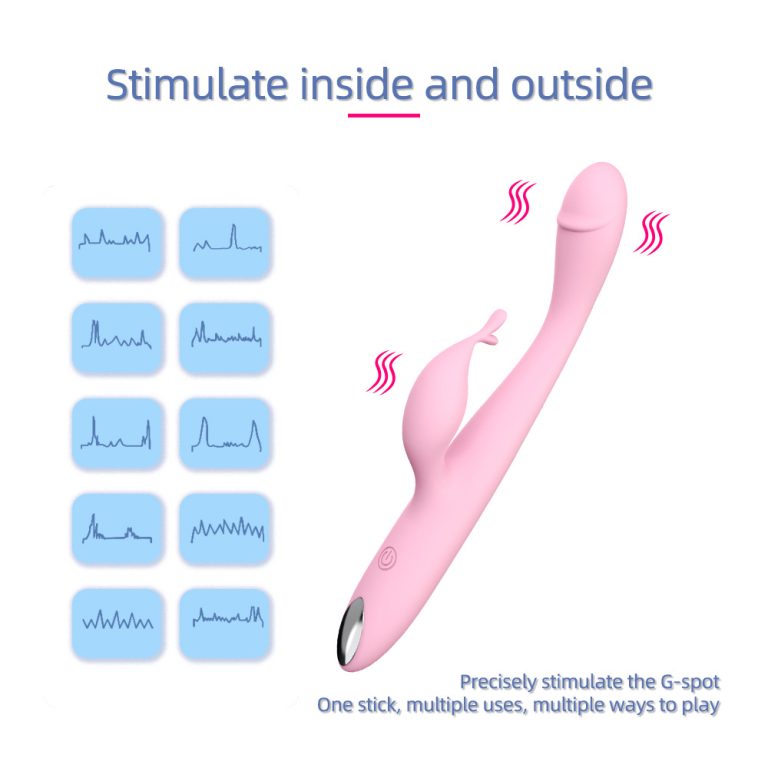 Shirley rechargeable double G-spot vibrator female masturbation massage vibrator - Image 3