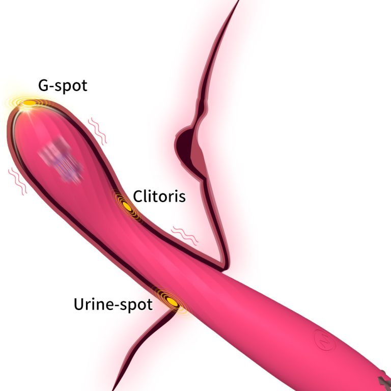 Rechargeable Roland Little Crown G-spot massage AV vibrator for female masturbation vibrator - Image 5