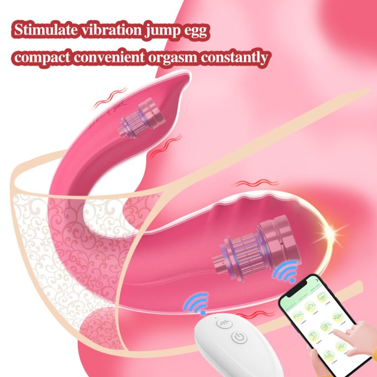 Rola Elf 2nd generation APP remote control double shock silent fun jumping egg for couples - Image 3