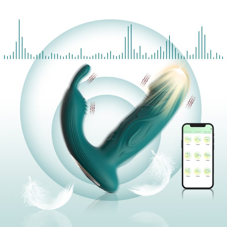 APP revolving lantern three-stage vibration female masturbation wearable rabbit massager - Image 6