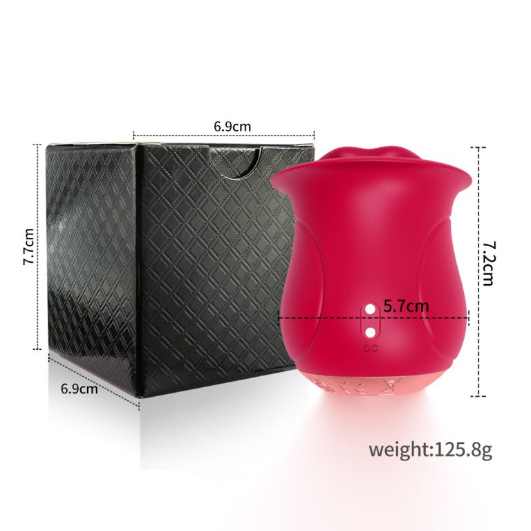 Magic lip bite tongue licking vibrator red lips rose jumping egg masturbation tongue big mouth massager sex wholesale - Image 5