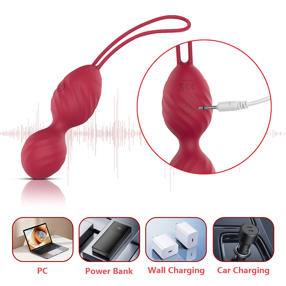 Double ball remote control jumping egg female fun masturbation wearable vibration orgasm toy - Image 6