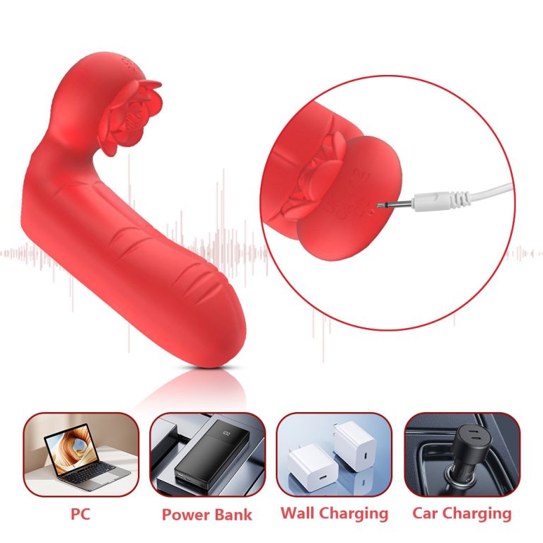 Rose double vibration finger set couples share fun double vibration masturbation toys - Image 5