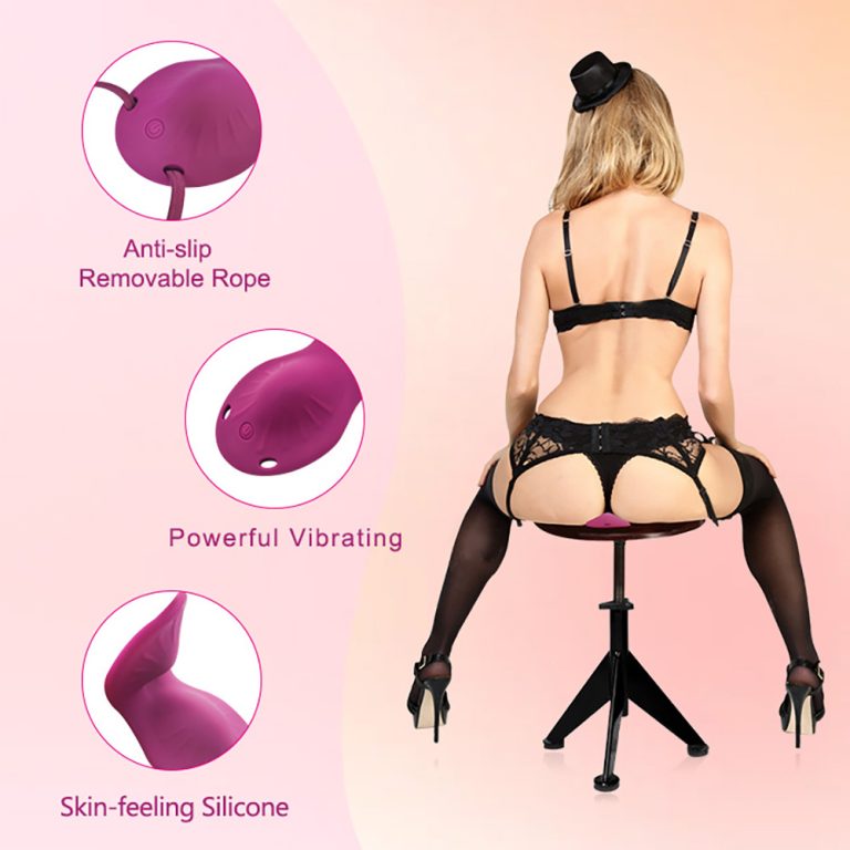 Invisible massage silicone double vibration massager hanging rope cushion wearable wireless remote control adult products - Image 6
