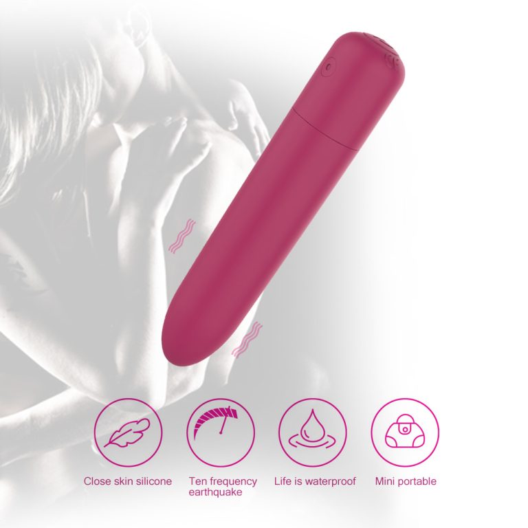 Charging bullet small AV vibrator female masturbation jumping egg vibrator speed - Image 4