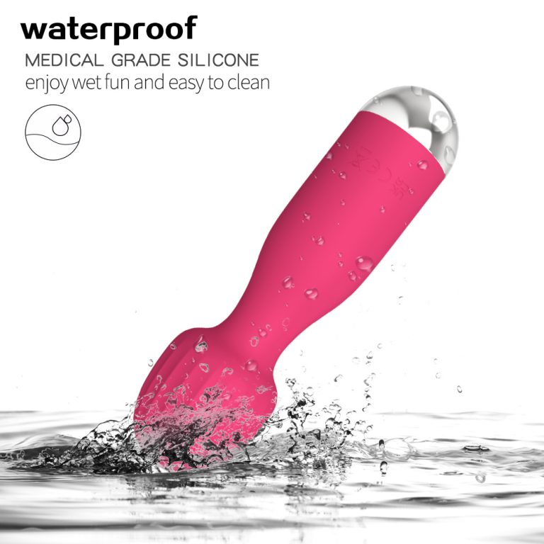 Charging ripple mini strong shock AV massage vibrator female masturbation vibrator - Image 3