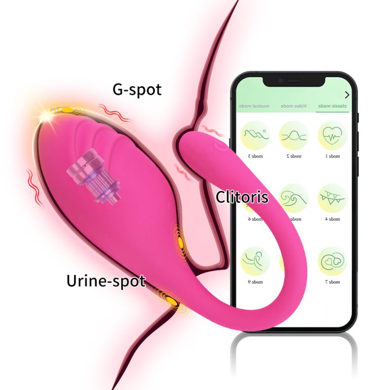 Rechargeable APP simulated small shark jumping egg for female masturbation - Image 4