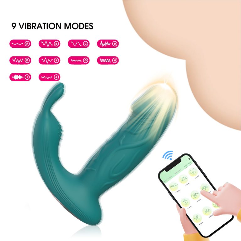 APP revolving lantern three-stage vibration female masturbation wearable rabbit massager - Image 7