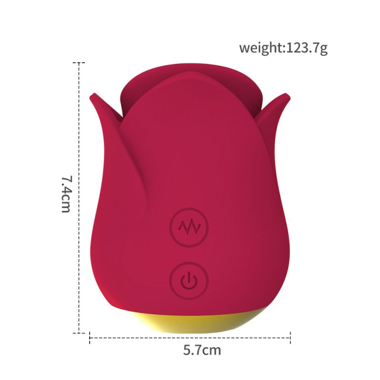 Jennifer bite tongue licking vibrator red lips rose jumping egg masturbation tongue big mouth massager - Image 7