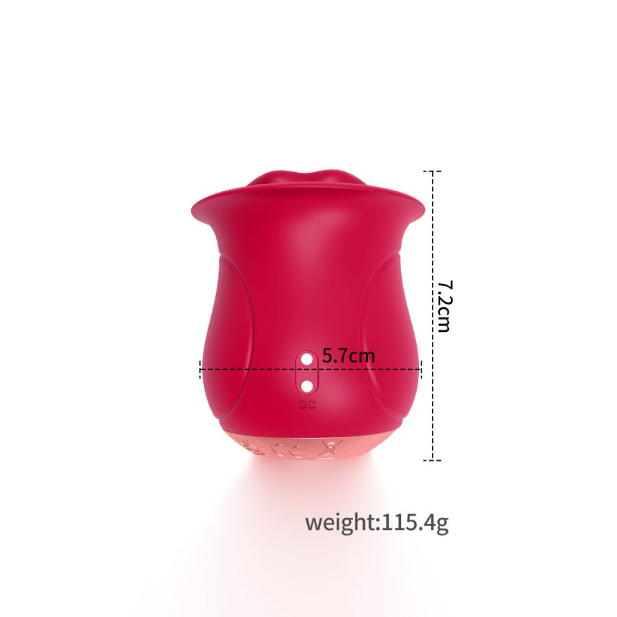 Magic lip bite tongue licking vibrator red lips rose jumping egg masturbation tongue big mouth massager sex wholesale - Image 6