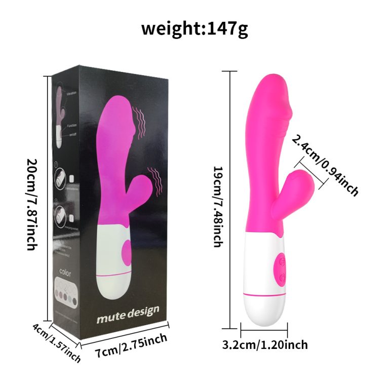 Simulation vibrator female fun masturbation orgasm double shock single shock teasing massage stick - Image 9