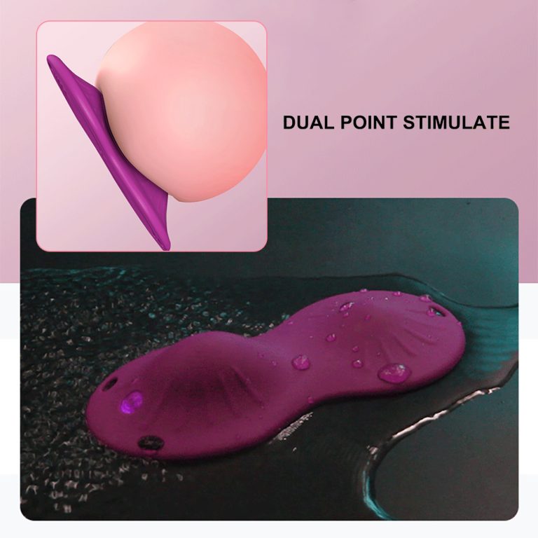 Invisible massage silicone double vibration massager hanging rope cushion wearable wireless remote control adult products - Image 7