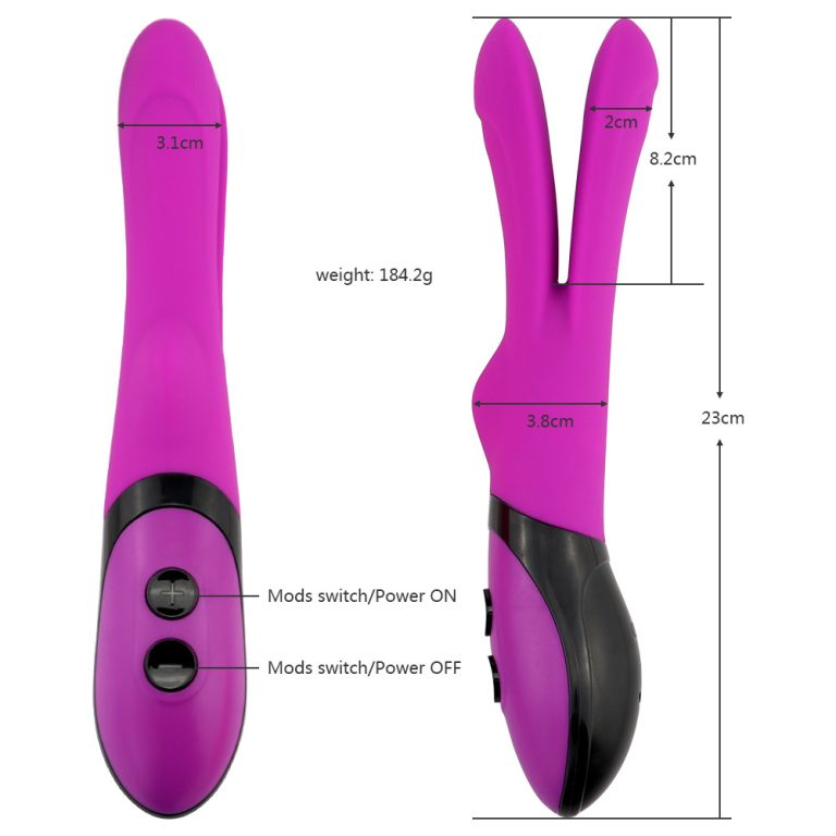 Double stem forked Y-shaped vibrator magnetic charging massage stick Female equipment - Image 5