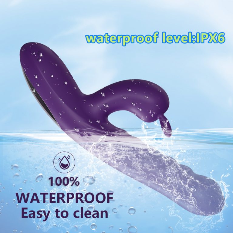 Charge Rabbit rechargeable double G-spot vibration telescopic massager female masturbation vibrator - Image 7