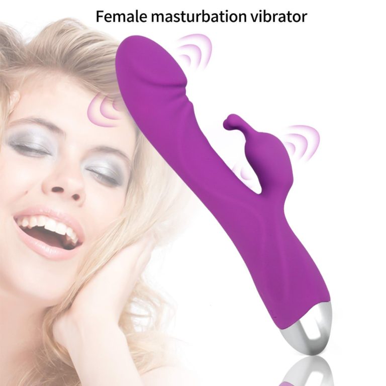 Rechargeable double G-spot vibrator for female masturbation massage AV vibrator - Image 7
