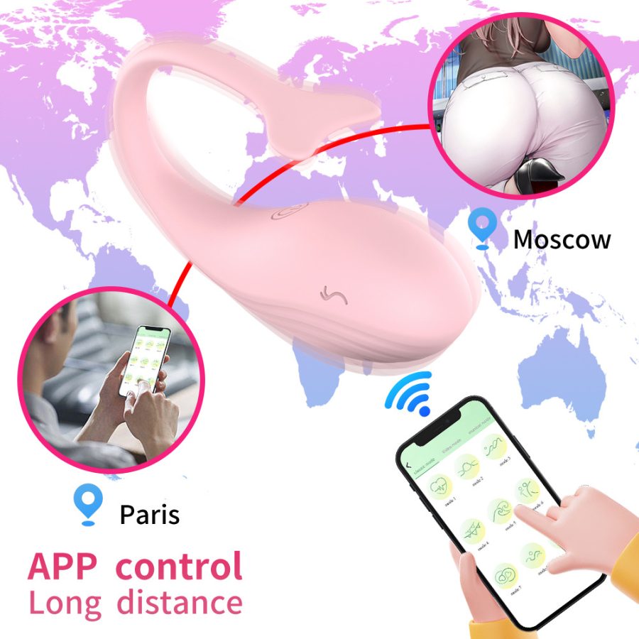 Dolphin Water Treasure APP vibrating vibrator female masturbator wireless remote control massage charging sex toy - Image 7