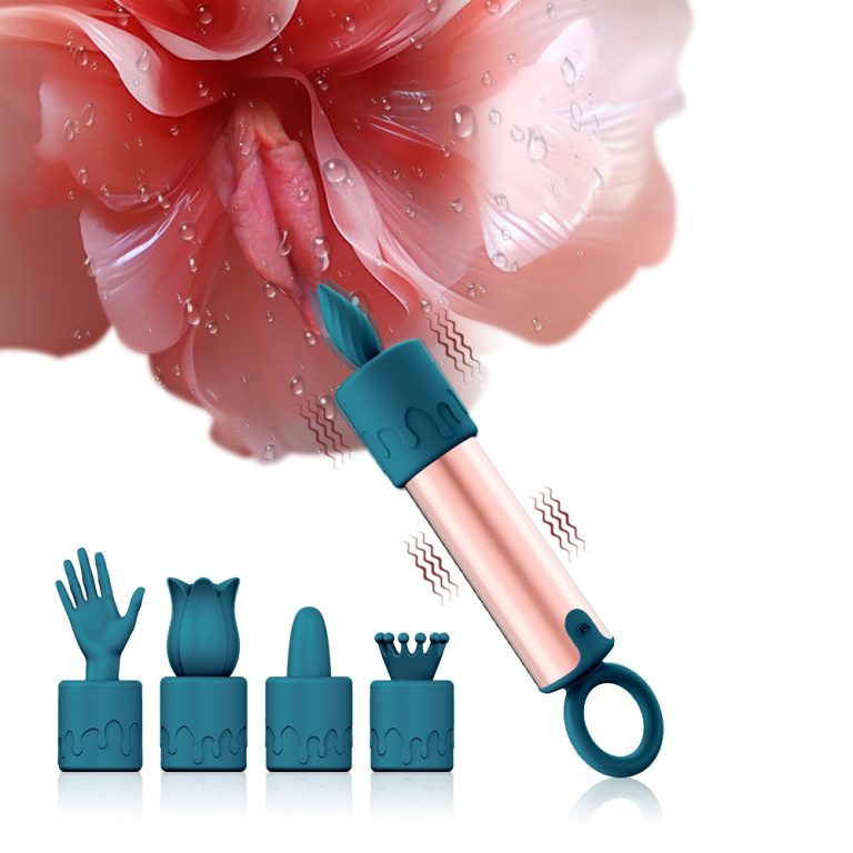 Five-in-one strong shock rechargeable bullet AV vibrator mini vibrator female massage - Image 6