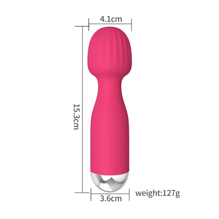 Charging ripple mini strong shock AV massage vibrator female masturbation vibrator - Image 4