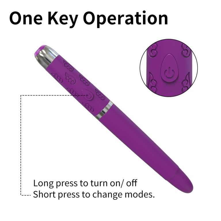 Rechargeable point tide pen female masturbation massage vibrator vibration AV honey bean teasing stick - Image 6