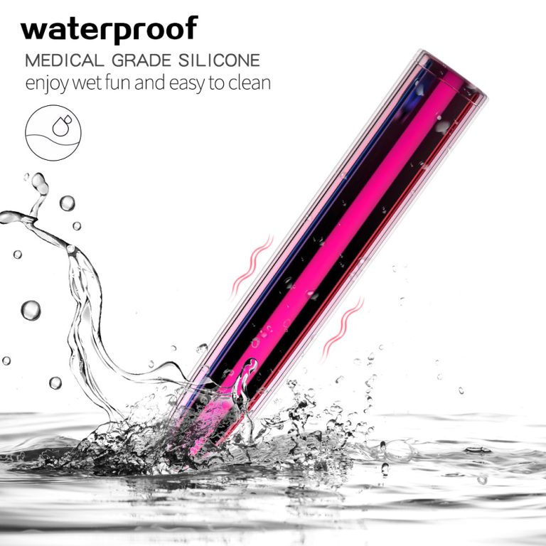 Rechargeable electroplated 7-inch vibrator for women AV massage vibrator - Image 7