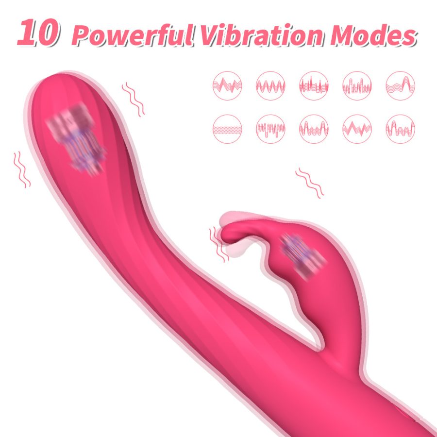 Roland rechargeable double G-spot vibration massage AV stick for female masturbation vibration masturbator - Image 7