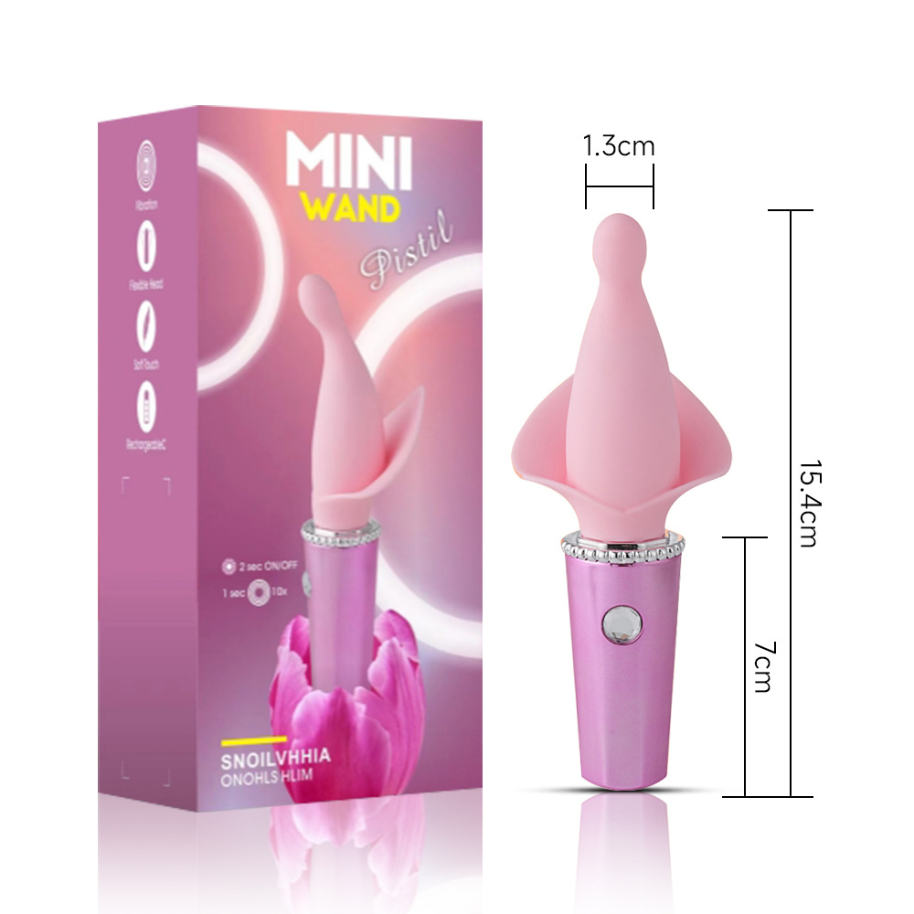 Diamond flower mood fun teaser stick female sex masturbation multi-frequency vibration small toy adult products - Image 8