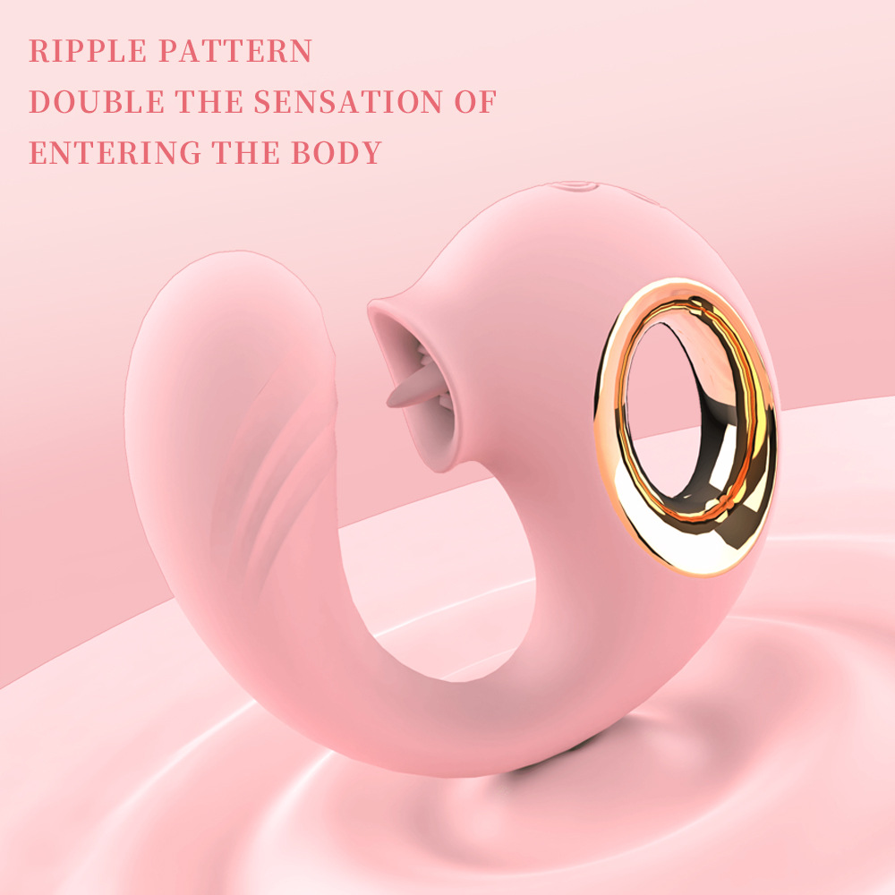 Dolphin tongue licking vibrator female sex masturbation tongue licking vibration orgasm toy - Image 8