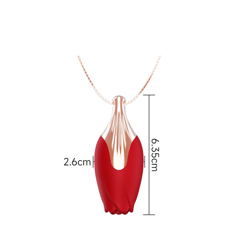 Rose necklace female massage flirting vibrator sex egg Leya - Image 8