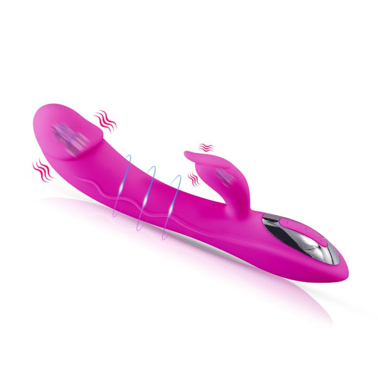 Rechargeable simulation double G-spot vibrator female massage masturbator vibrating AV stick - Image 8