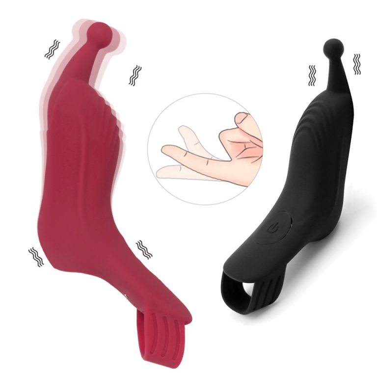 Rechargeable finger vibrating sleeve female sex egg couple supplies