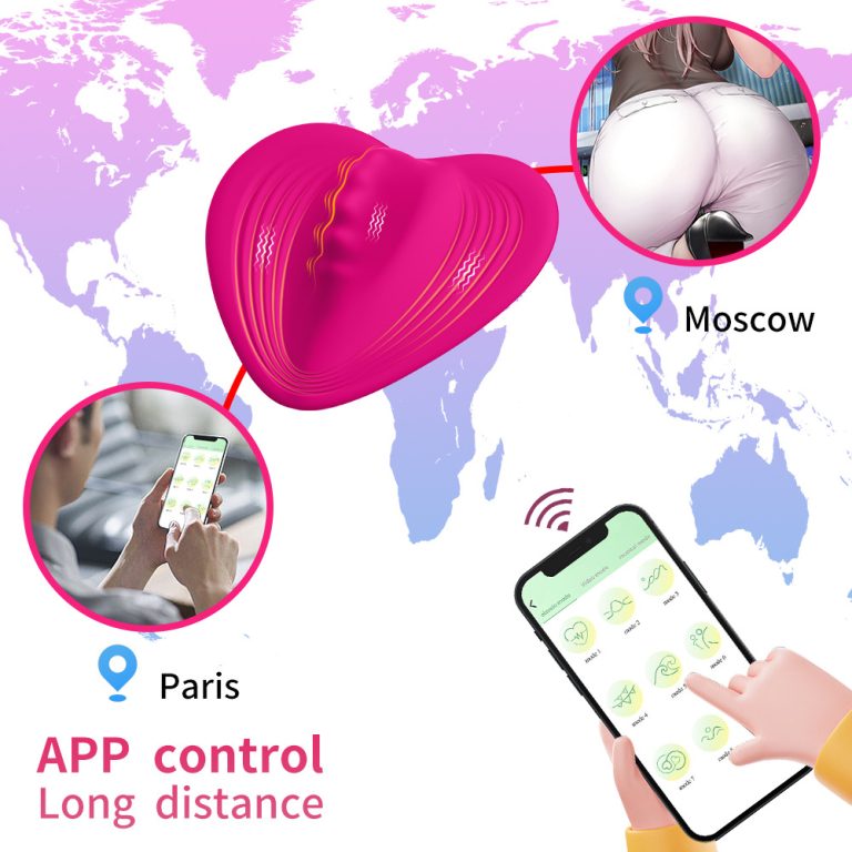 Amy wireless APP remote control love invisible fit female wearable jumping egg