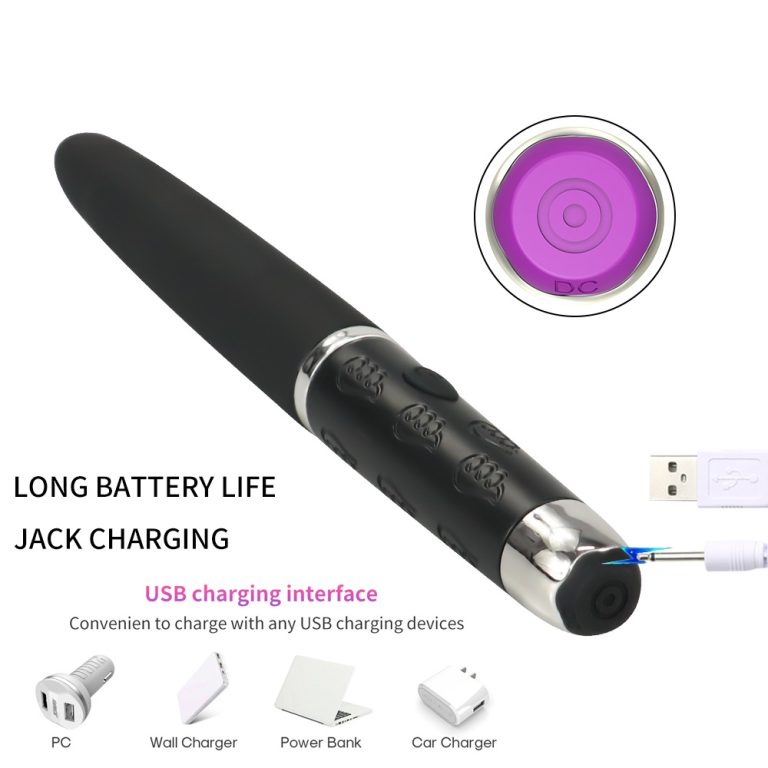 Rechargeable point tide pen female masturbation massage vibrator vibration AV honey bean teasing stick - Image 7