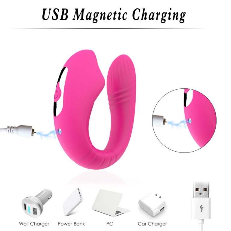 Yuna rechargeable U-shaped sucking wear jumping egg for female vibration masturbator