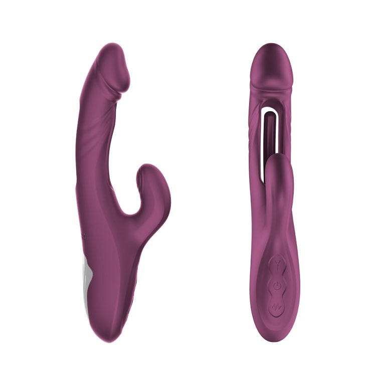 Adult products manufacturer wholesale Female rechargeable G-spot slapping simulation vibration massage AV stick masturbation vibration flirting - Image 9