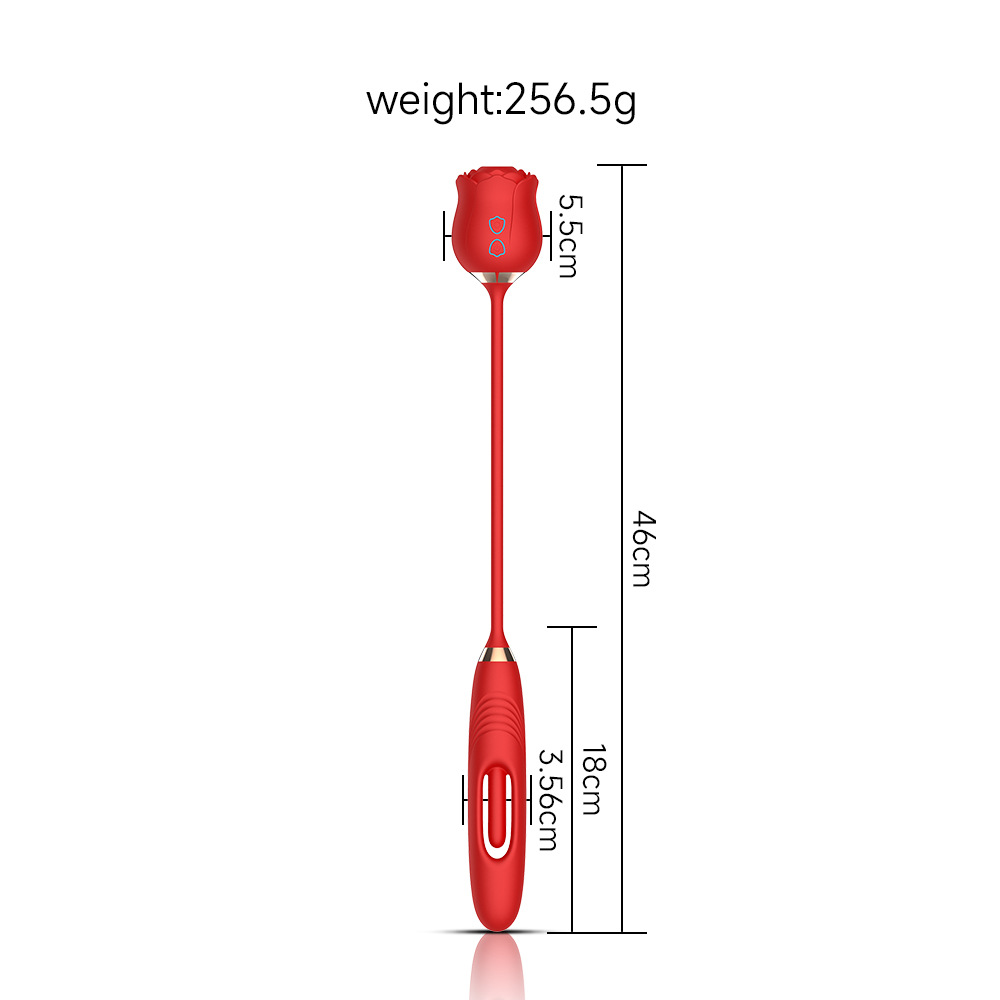 Mina back garden rose tongue licking sucking vibration massager couples share adult products - Image 9
