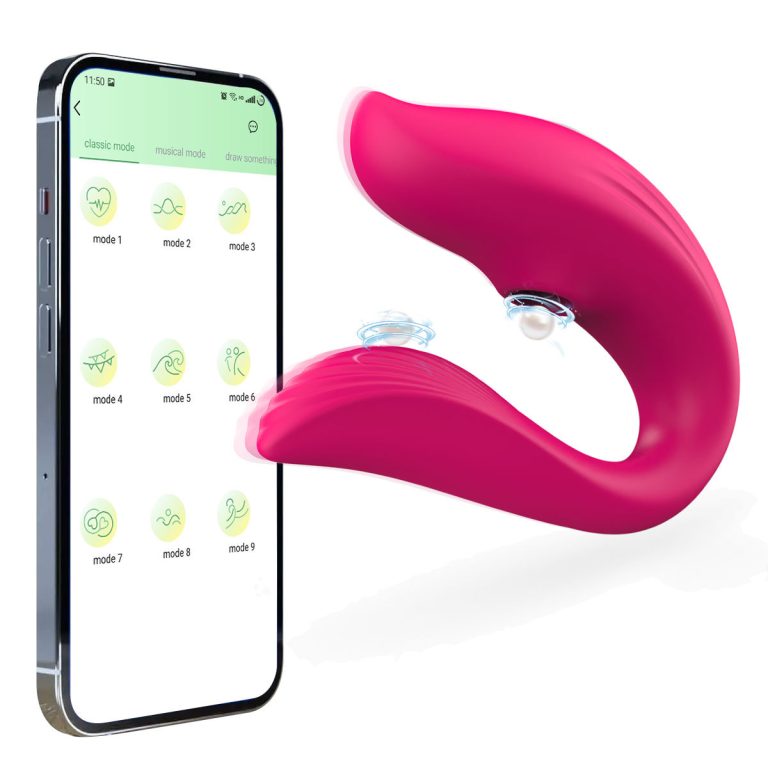 Swan wireless APP remote control sucking vibration U-shaped masturbator sex vibrating egg - Image 7
