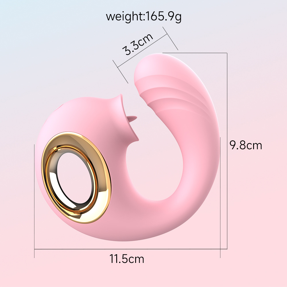 Dolphin tongue licking vibrator female sex masturbation tongue licking vibration orgasm toy - Image 10
