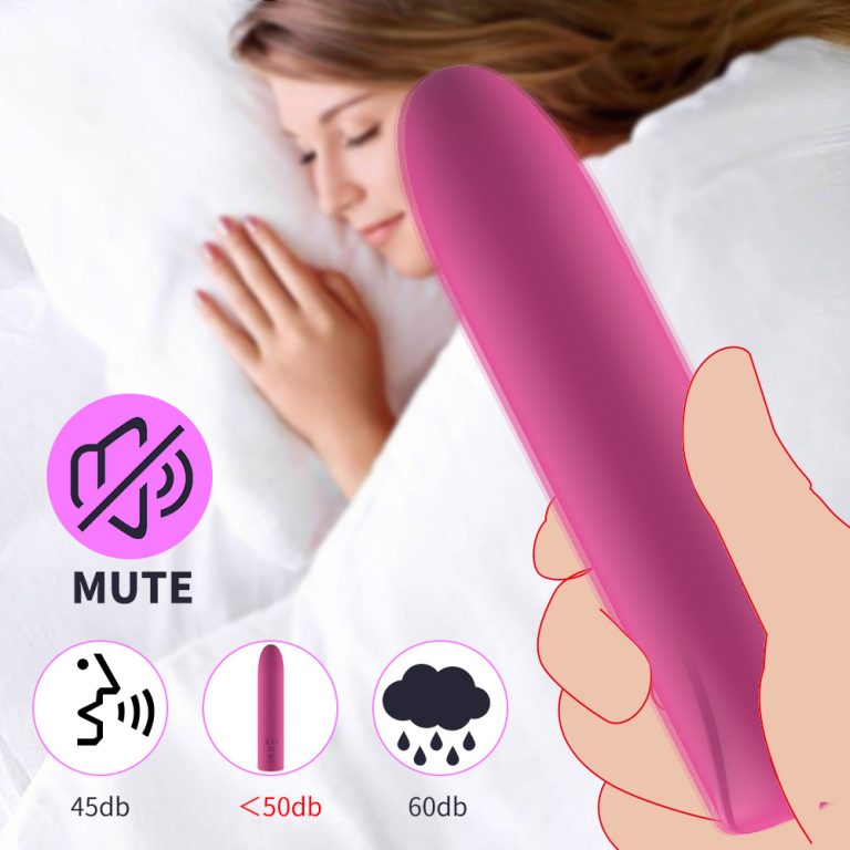 Rechargeable all-rubber-encapsulated large bullet AV vibration massage vibrator - Image 7