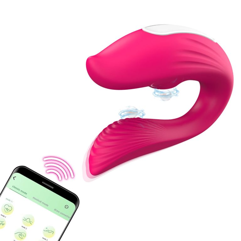 Swan wireless APP remote control sucking vibration U-shaped masturbator sex vibrating egg - Image 8