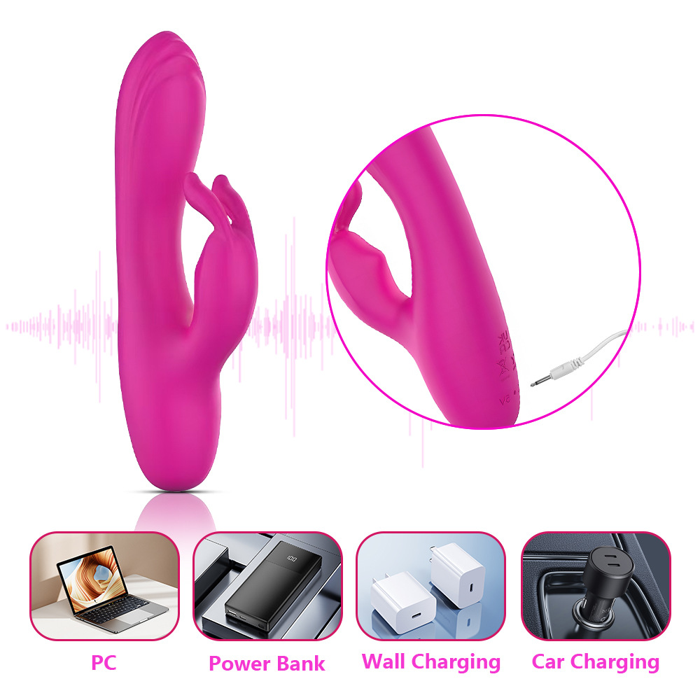 Poka rabbit vibrator female sex toys dual vibration masturbation teasing orgasm toys - Image 10