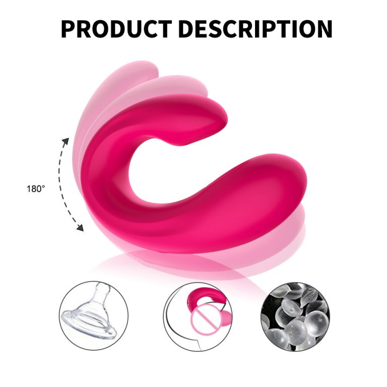 Helen wireless APP remote control U-shaped double shock fun jumping egg female vibration masturbator - Image 10