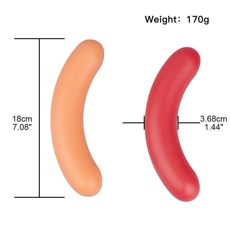Banana double-headed dragon penis female masturbator soft anal plug - Image 10