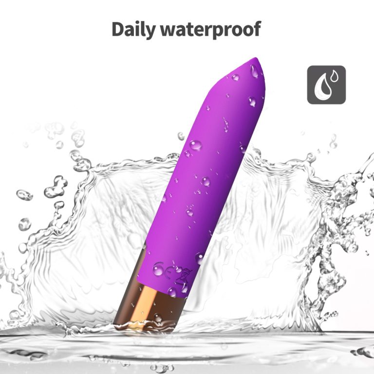 Rechargeable strong shock silicone bullet vibrator female masturbation massage mini vibrator - Image 10